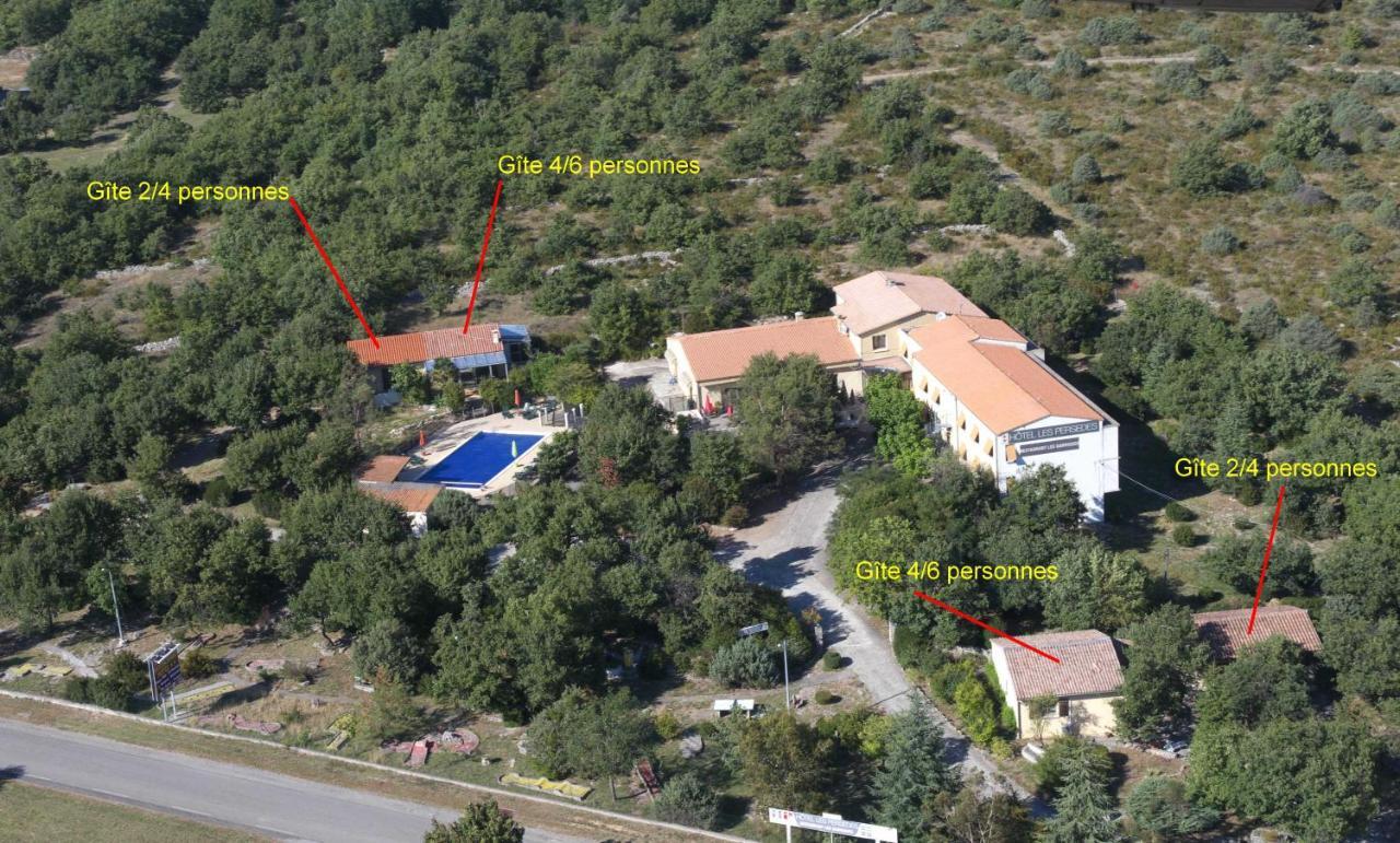 Hotel Les Persedes Lavilledieu  Экстерьер фото
